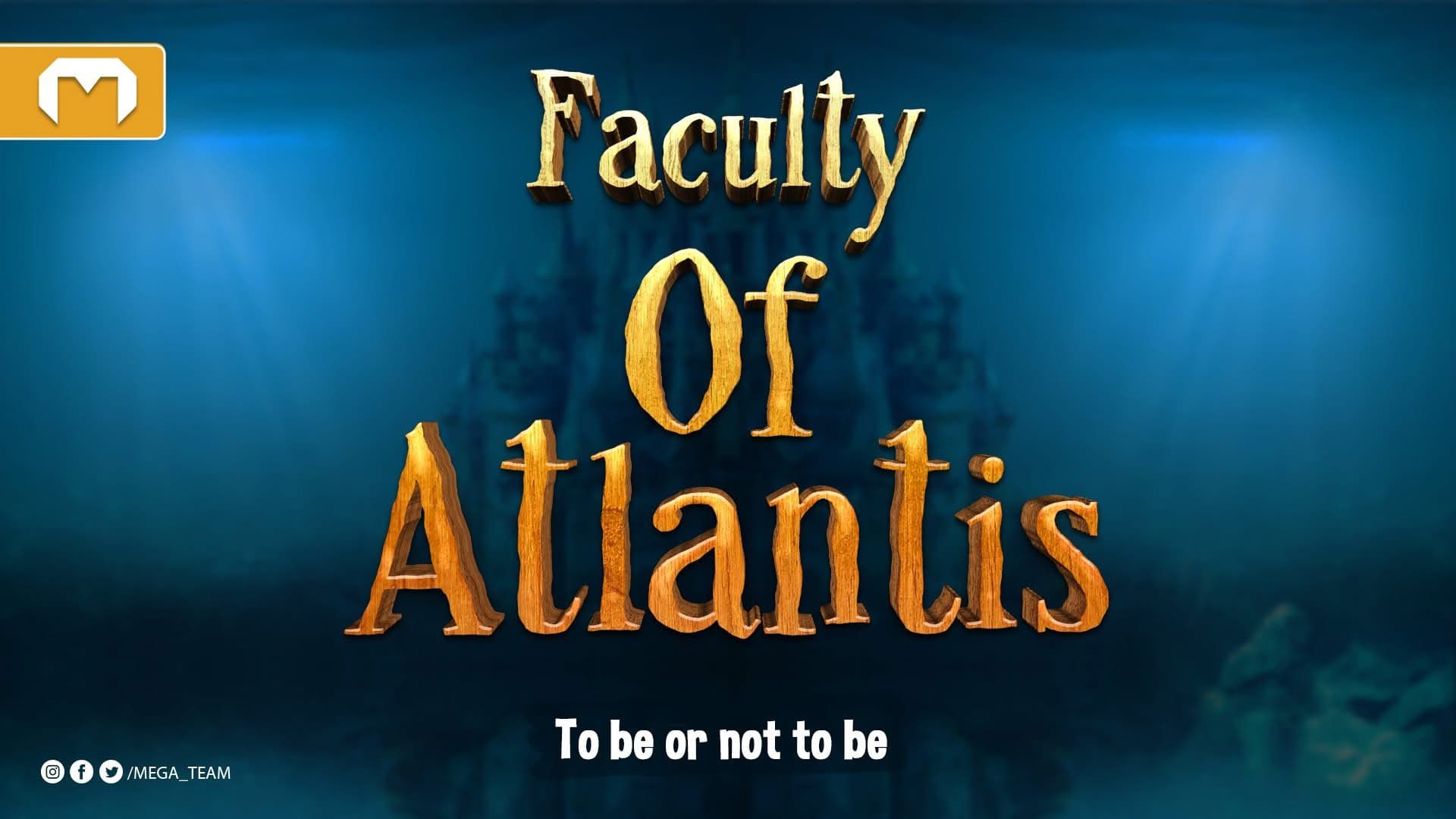 Faculty Of Atlantis event poster – explore your future at FCIS